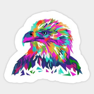 Colorful Eagle Sticker